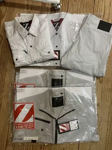 Z-DRAGON 화이트 긴팔 셔츠