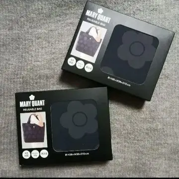 2개 새상품 MARY QUANT 마리 콴토 에코백 대
