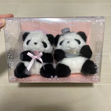 어드벤처월드 웨딩 팬더 부부 세트