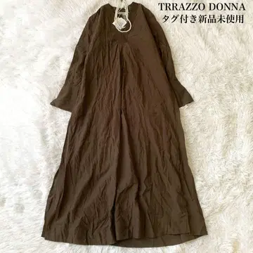 TRRAZZO DONNA 비건 실크 카프탄 드레스 미사용품 정가 1.7만