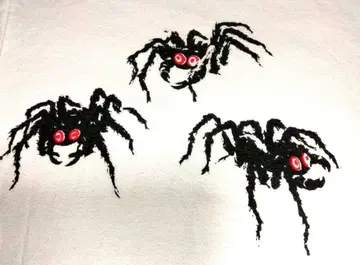 굿 로킨 티셔츠 링거 타란튤라 패턴