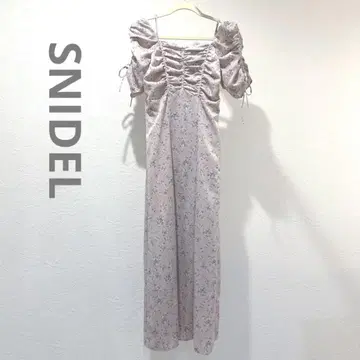 SNIDEL 바리에 프린트 원피스