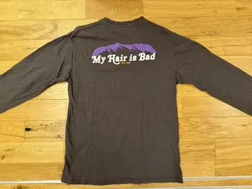 My Hair is Bad 긴팔 티셔츠 롱T L 사이즈