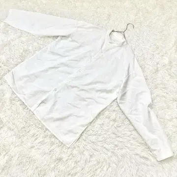 하자품 [Utusiyo] 우츠시요 노카라 스탠드 카라 셔츠 (M)