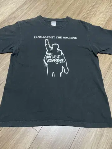 RAGE AGAINST THE MACHINE 티셔츠 L 사이즈 블랙