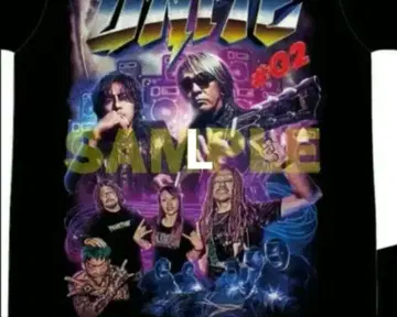 사이즈 L 콜라보 티셔츠 UNITE 2 호르몬 B'z