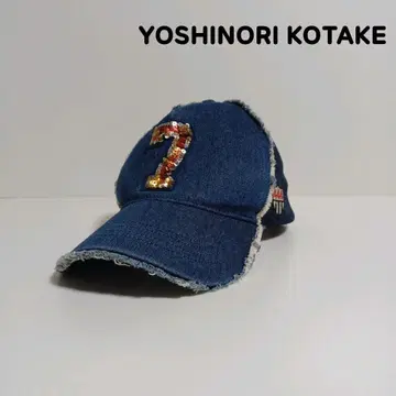YOSHINORI KOTAKE 메쉬 캡 7 비즈 스팽글