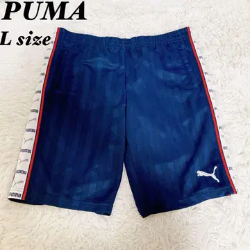[인기] 레어 PUMA 푸마 하프 팬츠 L 사이즈 네이비 무료배송