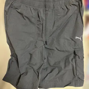 Puma 블랙 카고 숏 팬츠