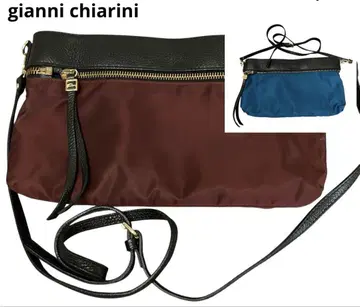gianni chiarini 4way 더블 페이스 숄더백 가죽