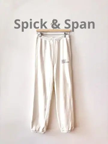 Spick & Span 스픽 앤 스팬 코튼 쭈리 팬츠 맨투맨