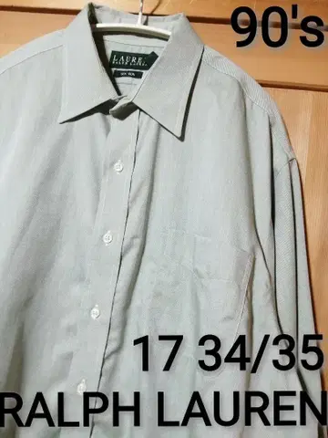새상품급 90년대 RALPH LAUREN L 사이즈 코튼 포켓 셔츠