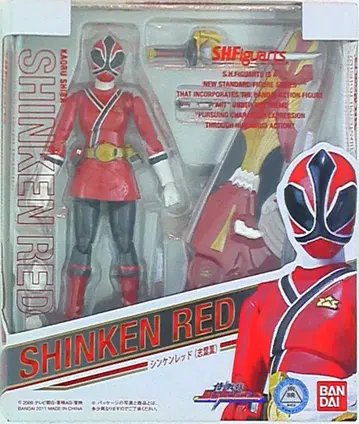 반다이 S.H.Figuarts 사무라이전대 신켄저 신켄 레드 시바 카오루