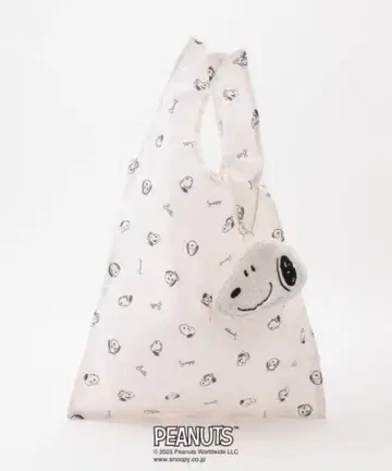 새상품 미슈마슈 PEANUTS 스누피 에코백 캐릭터