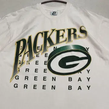 90s DYNASTY NFL 그린베이 패커스 프린트 티셔츠
