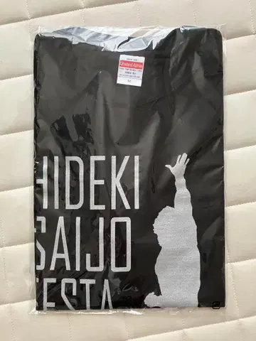 니시조 히데키 HIDEKI FESTA 티셔츠(블랙) 미개봉품