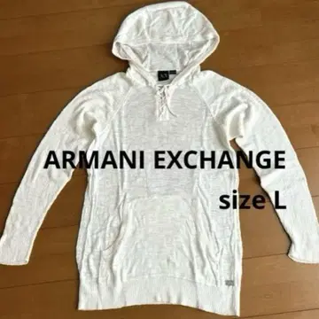 Armani Exchange 후드 니트 L 사이즈 남성용