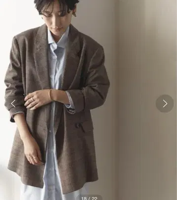 새상품급 ADAM ET ROPE' 오버 사이즈 자켓