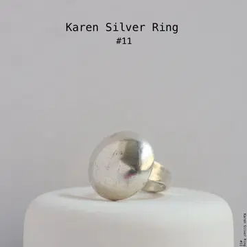 [m-RI202] Karen Silver Ring 카렌 반지 11호