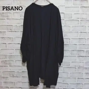 피사노 긴팔 롱 가디건 겉옷 네이비 a918