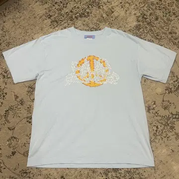 HEVDS HEADS 티셔츠 PEACE ON FIRE L.Blue