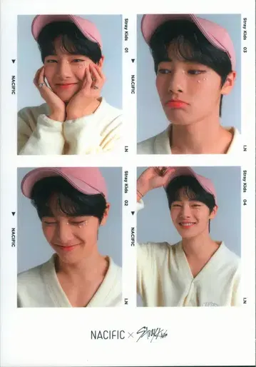 StrayKids I.N NACIFIC 콜라보 4CUT 프레임