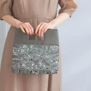 어반 리서치 로쏘 비쥬 스팽글 백 클러치백 브론즈
