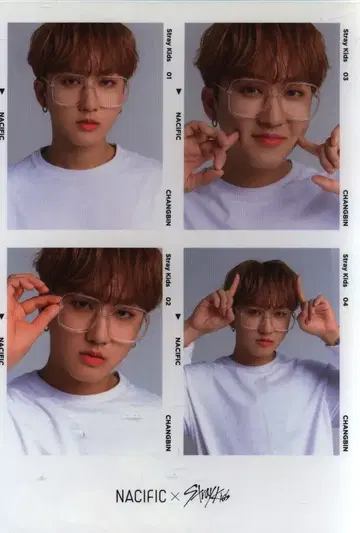 StrayKids Changbin NACIFIC 콜라보 4CUT 프레임