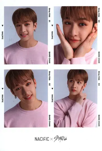 StrayKids BangChan NACIFIC 콜라보 4CUT 프레임
