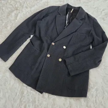 엠즈 블랙 m's braque 더블 크로스 자켓 남성용 네이비