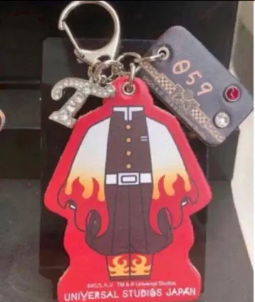 렌고쿠 가죽 키체인 귀멸의 칼날 USJ 유니버셜 한정품