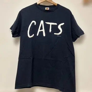 CATS 뮤지컬 티셔츠 양면 프린트 구제 의류 M