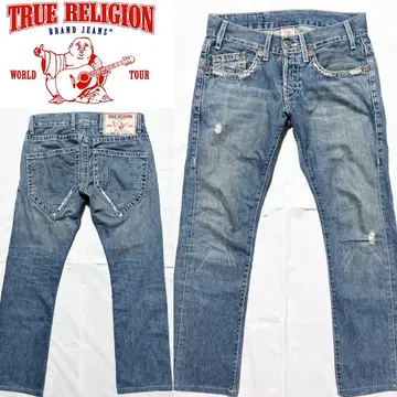 TRUE RELIGION 트루 릴리전 4만 엔 정도 USA제 가공 데님