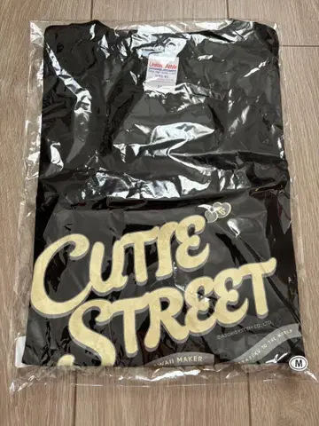 CUTIE STREET 로고 T셔츠 블랙 M