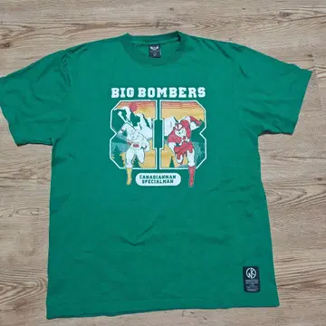 근육맨 티셔츠 BIG BOMBERS XL