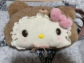 헬로키티 숄더 파우치 라떼 곰 베이비