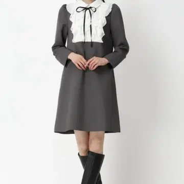 MISCH MASCH 프릴 블라우스 미니 원피스