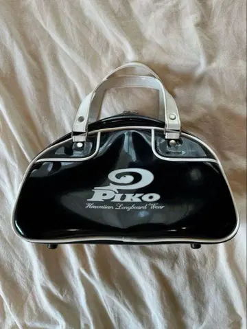 piko 피코 에나멜 보스턴 백 Y2K 레어 희귀 보울링 백