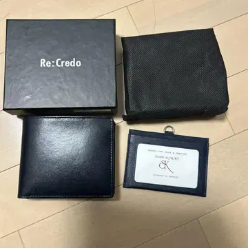 Re:Credo 두겹 지갑 패스 케이스 세트