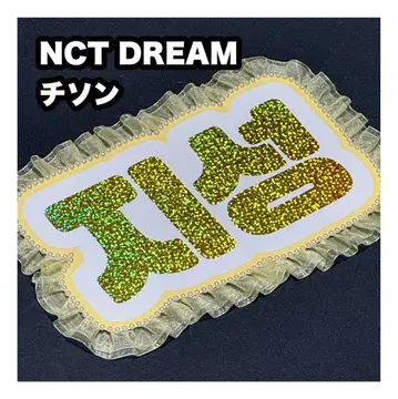 치송 NCT DREAM 네임 보드 부채 문자 네무보