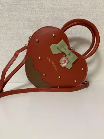 마이멜로디 50주년 기념일 하트 딸기 백 딸기 초코 red