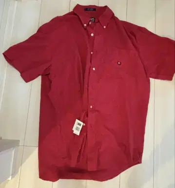 RALPH LAUREN 랄프 로렌 빨간색 반팔 셔츠 L 사이즈