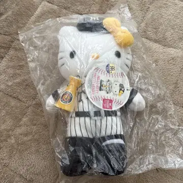 헬로키티 한신 타이거즈 봉제 인형
