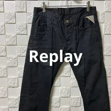 Replay 리플레이 블랙 데님 청바지