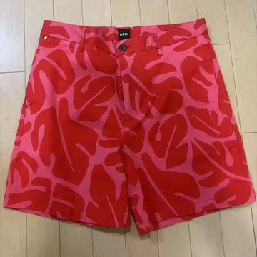 BOSS KARLOS SHORTS 숏팬츠 빨간색 계열 46