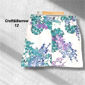 Croft&Barrow 꽃무늬 타이트 스커트 12호