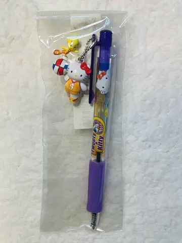 초레어 미개봉품! 산리오 2002년 트위티 & 키티 볼펜 농구