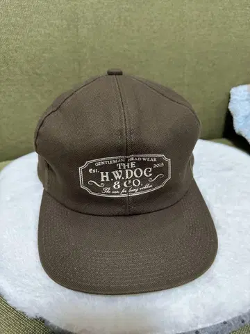 H.W.DOC & CO. 브라운 워크 캡