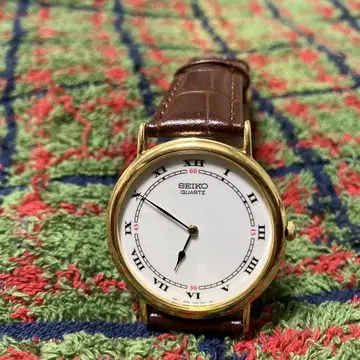 가동품 빈티지 SEIKO 세이코 로만 다이얼 2 바늘 드레스 워치