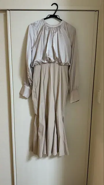 개더 블라우스 머메이드 원피스[k8936a]